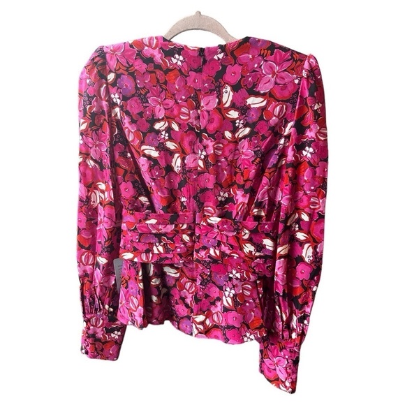 NWT Rebecca Vallance silk floral Bramble top - Picture 2 of 10
